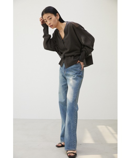 「crie conforto」 カーディガン FREE ブルー レディース_画像3