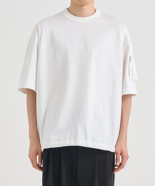 CINOH tシャツ 「CINOH」別注ドローコード、シガーポケットT