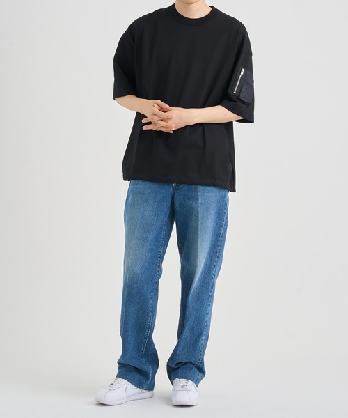 CINOH/チノ】別注 CREW NECK TIGHT KNIT/クルーネックタイト