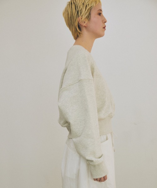 トレーナー スウェット CROPPED SWEAT TOP レディース lit トレーナー スウェット Cropped Sweat Pullover レディース