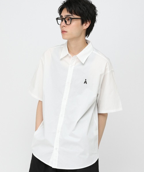 3.3 FIELD TRIP ブラウス シャツ 半袖 「UNISEX」ALAND／Aロゴ無地