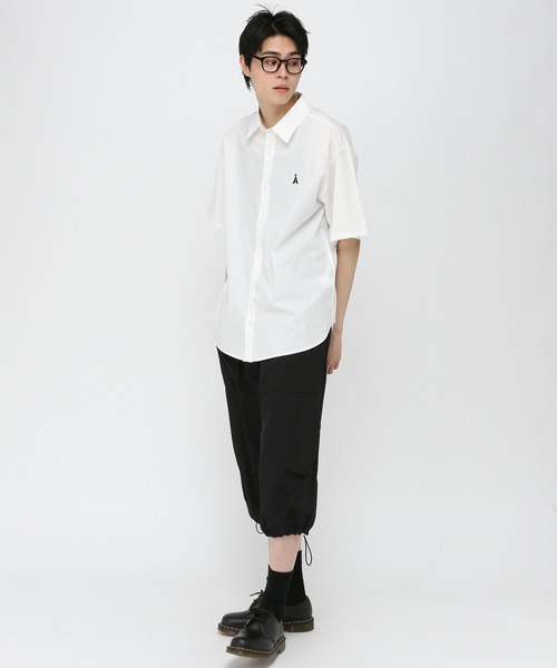 3.3 FIELD TRIP ブラウス シャツ 半袖 「UNISEX」ALAND／Aロゴ無地