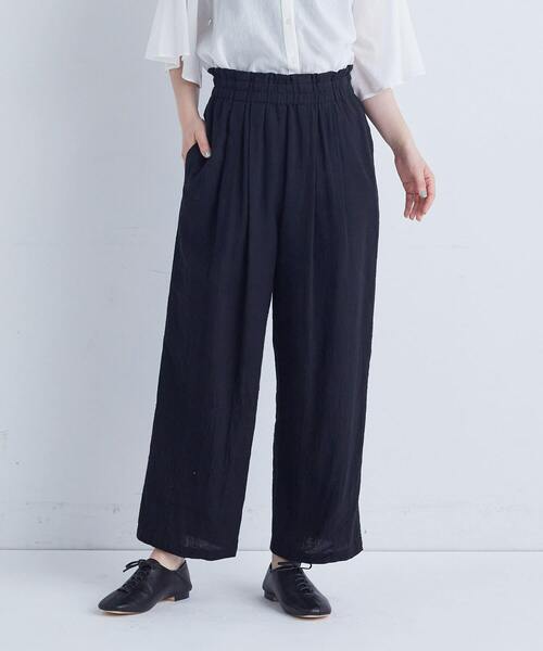 ADIEU TRISTESSE パンツ リネンコットンパンツ レディース