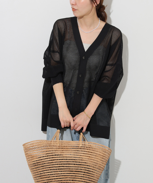 新品未使用journal standard relume メッシュカーディガン JOURNAL STANDARD relume カーディガン メッシュカーディガン