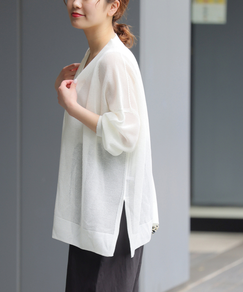 JOURNAL STANDARD relume カーディガン メッシュカーディガン