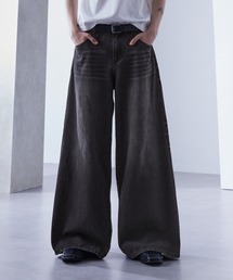 ジーンズ ヴィンテージフェード ワイドバギーデニムパンツ「セットアップ対応」 メンズ レディース｜ZOZOTOWN Yahoo!店