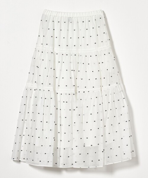 UNITED ARROWS ドット柄スカートＭサイズ WEB限定】ドットフレアスカート -ウォッシャブル-｜ビューティー