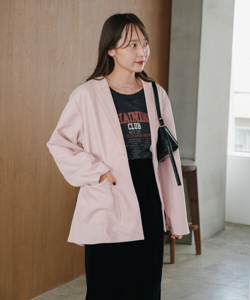 「Kastane」 半袖Tシャツ SMALL ピンク レディース