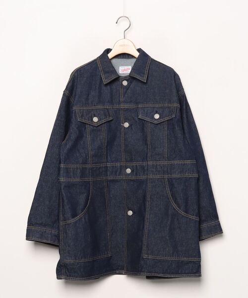 FREAK'S STORE デニムジャケット　ネイビー FREAK'S STORE デニムジャケット gジャン WEB限定 ビッグ