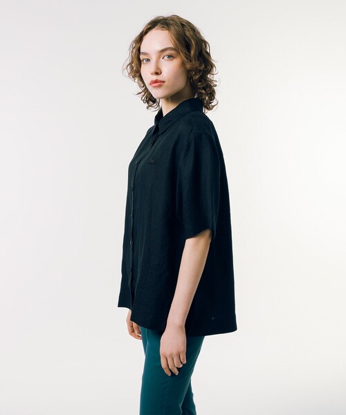 LACOSTE レディース半袖ブラウス　シャツ LACOSTE 半袖シャツ 40 レディース - メルカリ