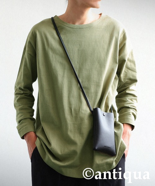 「antiqua」 「treecafe」長袖カットソー X-LARGE ピンク系その他 レディース