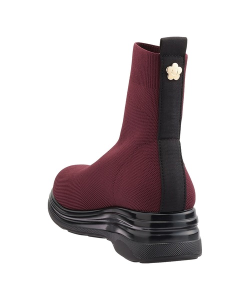 メタルデイジーニット ブーツ（ブラック） MARY QUANT ONLINE SHOP｜マリークヮントオンラインショップ