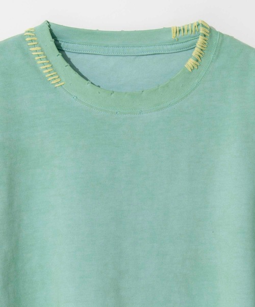 「MAISON SPECIAL」 半袖Tシャツ 1 チャコールグレー メンズ_画像2