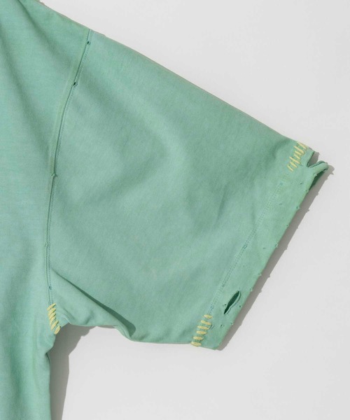 「MAISON SPECIAL」 半袖Tシャツ 1 チャコールグレー メンズ_画像6