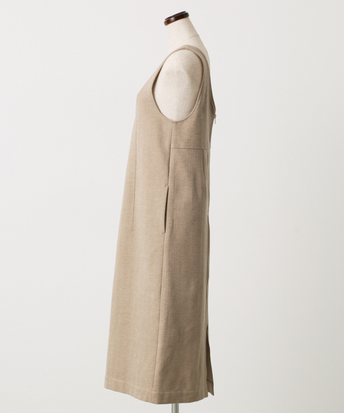 「AZUL ENCANTO」 サロペットスカート MEDIUM ブラック レディース_画像5