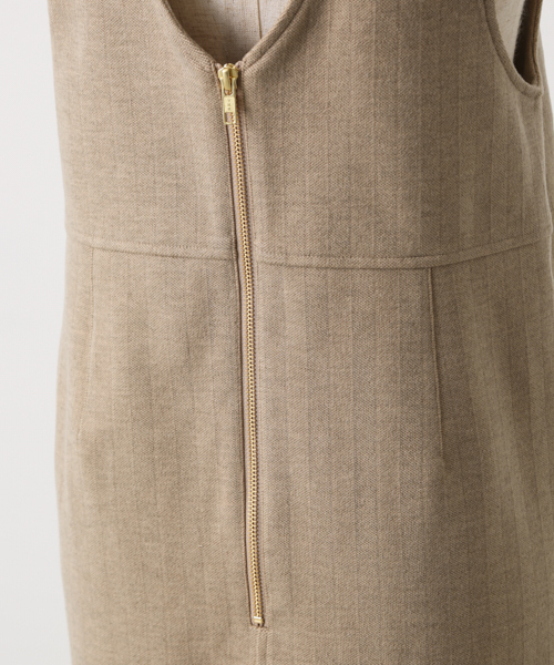 「AZUL ENCANTO」 サロペットスカート MEDIUM ブラック レディース_画像6