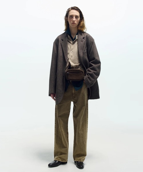URU（ウル） ジーンズ 「URU TOKYO」5 POCKET WIDE DENIM PANTS メンズ