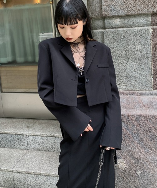 LVEU.（ラブユ） ジャケット FREE ブラック レディース : ZOZOTOWN