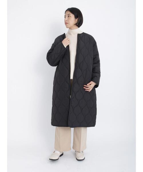 「Lugnoncure」 コート フリ- ブラック レディース_画像4