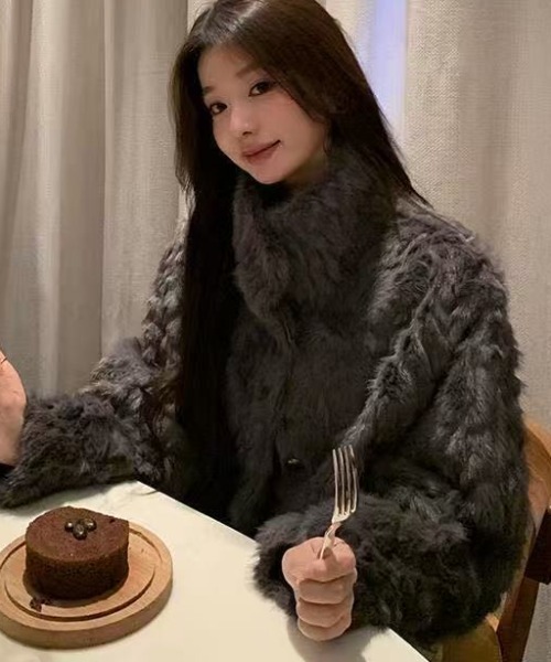 アルファ・インダストリーズ　【S】　ファー　ショートジャケット　レディース Achic（アシック） ブルゾン アウター ファーショートスタンド