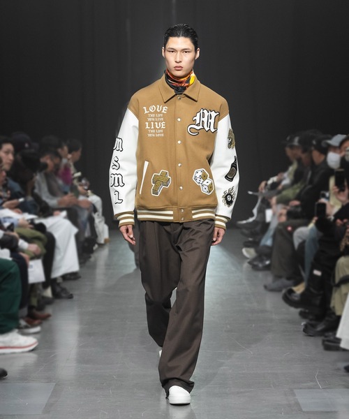 MSML スタジャン MUSIC VARSITY JACKET メンズ : ZOZOTOWN Yahoo!店