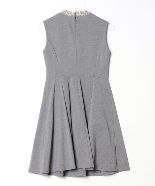 「UNIVERVAL MUSE」 ノースリーブワンピース - グレー レディース_画像2