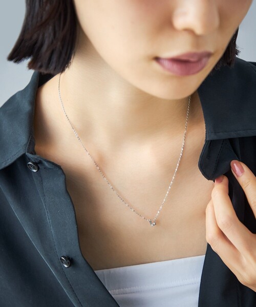 Jouete ディアマンティーニ ダイヤモンド ネックレス　プラチナム ディアマンティーニ] ホースシュー ダイヤモンド ネックレス（069458