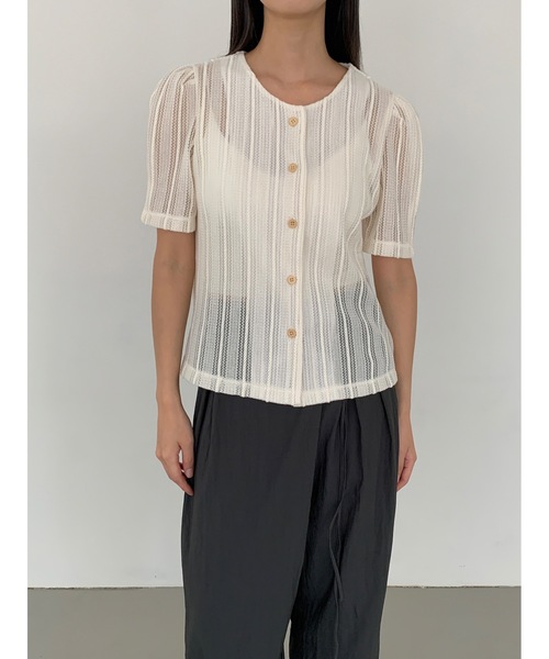 「Didot.showroom」 カーディガン FREE アイボリー レディース_画像2