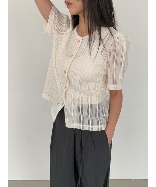 「Didot.showroom」 カーディガン FREE アイボリー レディース_画像4