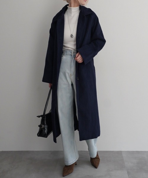 Rashik ステンカラーコート コート ロングステンカラーコート