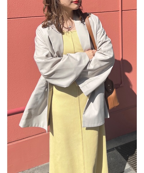 「jumelle」 長袖ワンピース MEDIUM イエロー レディース_画像9
