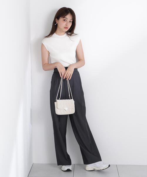 「PROPORTION BODY DRESSING」 イージーパンツ MEDIUM ベージュ レディース_画像5