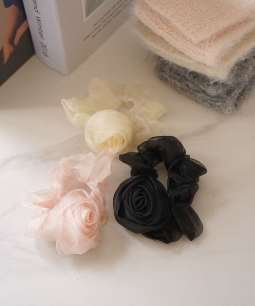 flower シュシュ シアーローズシュシュ : ZOZOTOWN Yahoo!店 - 通販