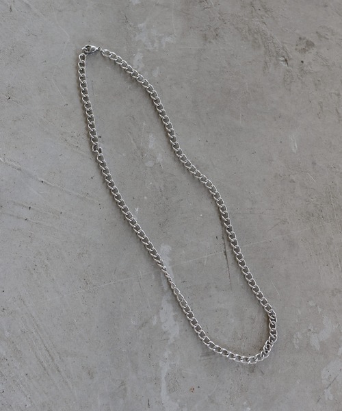 M.U.L Ｇチェーンネックレス45 マットグレー LILL（リル） ネックレス サージカルステンレスチェーンネックレス