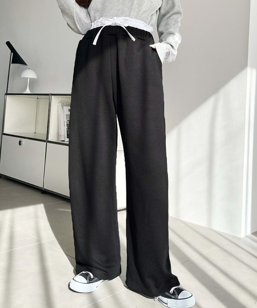 WATWING WAM スウェットパンツ M moment+ スウェットパンツ ジャージ Wウエストスウェットパンツ