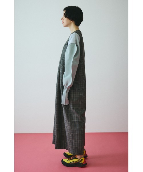 サロペット・オーバーオール・オールインワン HeRIN.CYE Flare all in one HeRIN.CYE オールインワン Flare tuck all in one フレアタック