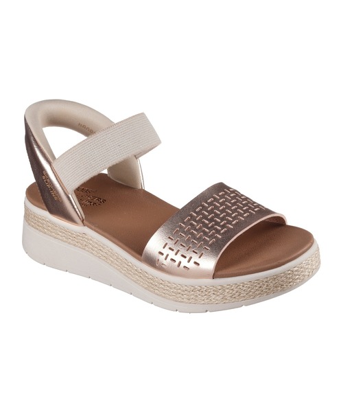 SKECHERS（スケッチャーズ） 厚底 サンダル 夏 ハンズフリー スリップ