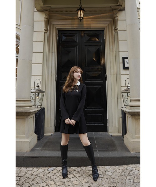Her lip to 長袖ワンピース M ブラック レディース : ZOZOTOWN Yahoo