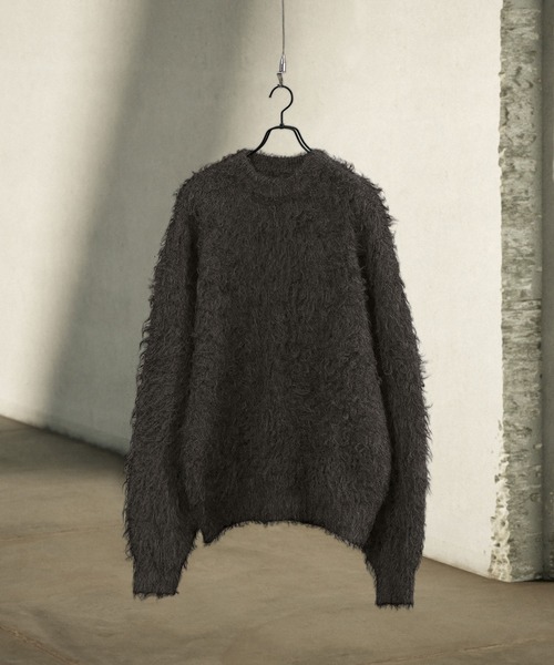 「EMMA CLOTHES」 長袖ニット L チャコール メンズ_画像3