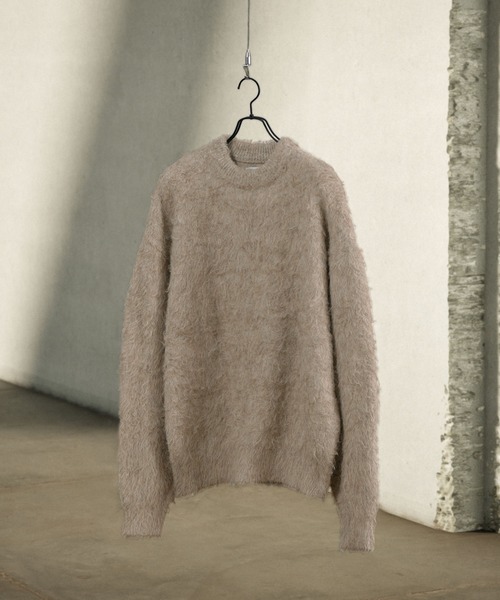 「EMMA CLOTHES」 長袖ニット L チャコール メンズ_画像5