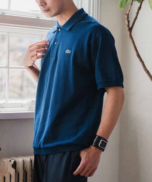 LACOSTE（ラコステ） 半袖ポロシャツ 3 ネイビー メンズ : ZOZOTOWN
