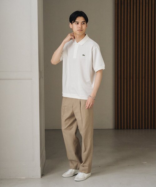 LACOSTE（ラコステ） 半袖ポロシャツ 3 ネイビー メンズ : ZOZOTOWN