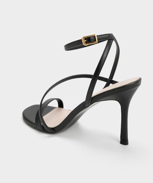 「CHARLES & KEITH」 ヒールサンダル 25.5cm オフホワイト レディース_画像3