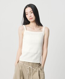 BEAUTY＆YOUTH UNITED ARROWS キャミソール コットン パターンメッシュ