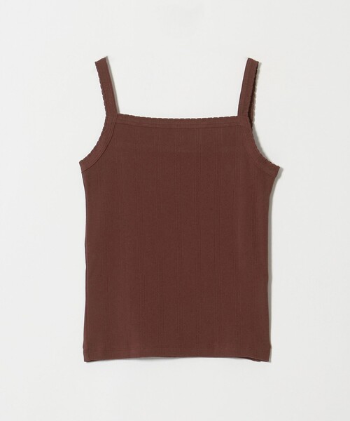 BEAUTY＆YOUTH UNITED ARROWS キャミソール コットン パターンメッシュ