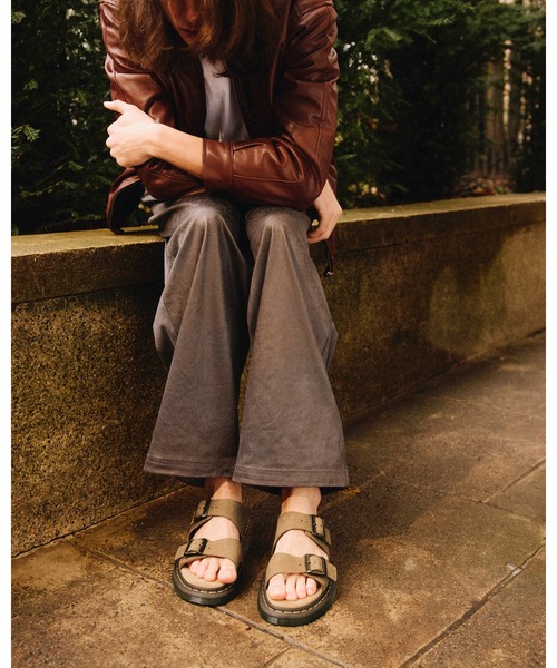 「Dr. Martens」 フラットサンダル UK8 タン レディース_画像2