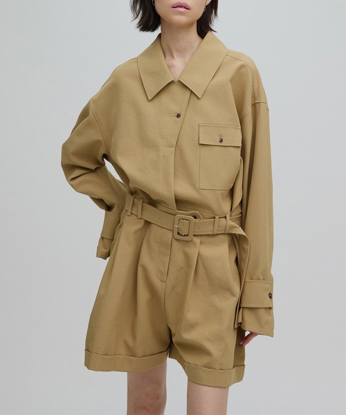 新品未使用品⭐️AMERI ⭐️アメリ⭐️ オールインワン Ameri（アメリ） オールインワン TRENCH LIKE SHORT ROMPERS
