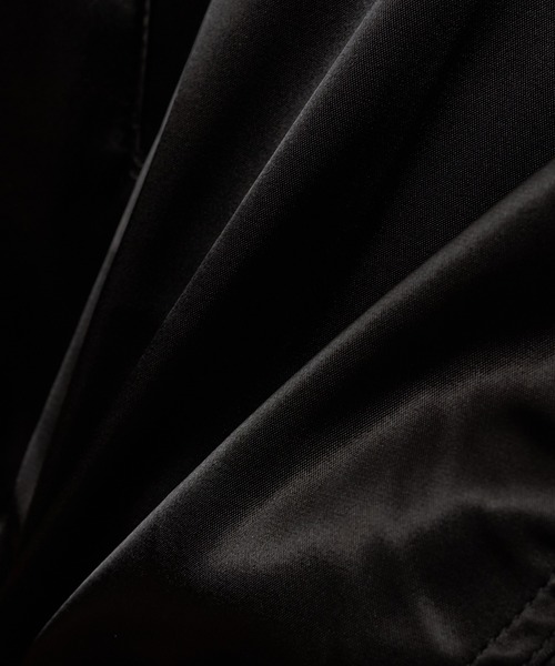 ブルゾン アウター MA1 EMBROIDERY SATIN JACKET メンズの画像