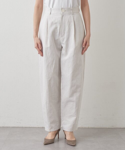 ワイドパンツ ジーンズ デニム デニムパンツ 「Drawing Numbers」コットンリネンデニムカーゴパンツ レディース メンズの画像