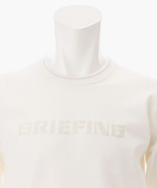 「BRIEFING」 長袖ニット L オリーブ メンズの画像